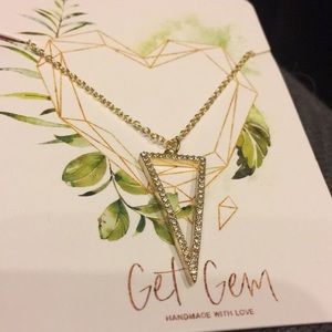 Get Gem Pace Triangle Necklace
